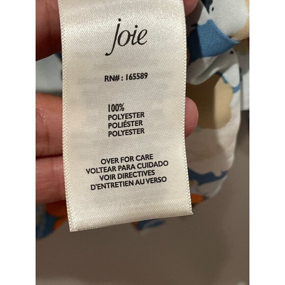 JOIE BLOUSE WOMENS PEASANT CASUAL FLORAL oversized LONG SLEEVE SIZE XXL TOP - Picture 7 of 9